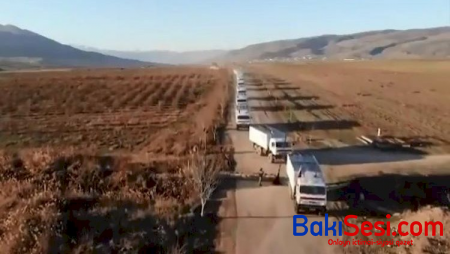 Kəlbəcərə növbəti humanitar yardım çatdırıldı