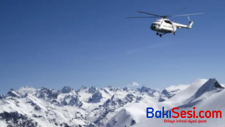 Azərbaycan helikopteri 28 ildən sonra Kəlbəcərə endi - VİDEO
