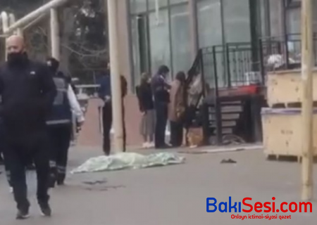 Bakıda gənc qız özünü binadan atdı - VİDEO