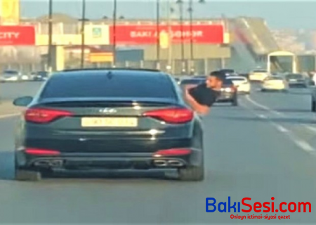 Bakıda gənc oğlan bu əməlinə görə polis tərəfindən saxlanıldı VİDEO