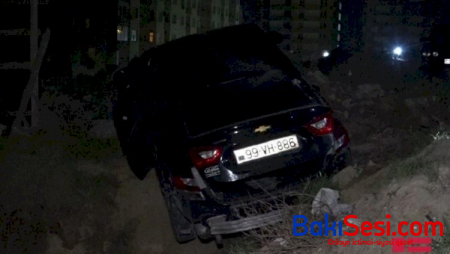 Bakıda maşını gülləyə tutdular, dərəyə “uçdu”