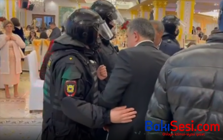 Damlanın oxuduğu toyda atəş açıldı, polis əməliyyat keçirdi - VİDEO