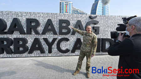 “Bu lövhə erməni fərariliyinin təzahürüdür” - Prezident