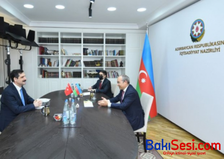 Mikayıl Cabbarov Erkan Özoralla görüşüb