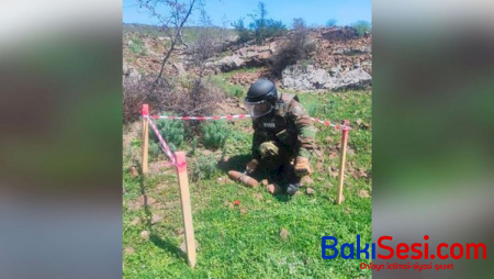 Bakıda top mərmisi aşkar edildi