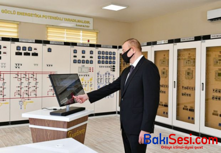 İlham Əliyev yarımstansiyaların açılışında - FOTO (Yenilənib)
