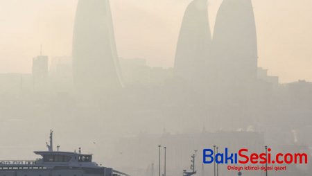 Bakıda havada tozun miqdarı normadan yüksəkdir