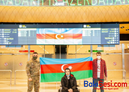 Türkiyəyə göndərilən daha 2 qazimiz sağalaraq Vətənə geri döndü