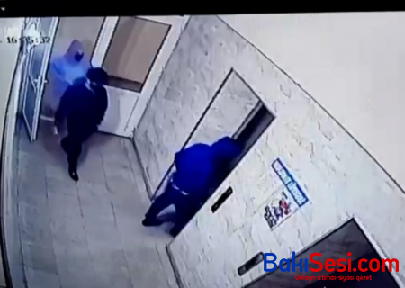 Bakıda evə basqın edildi - VİDEO