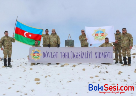 DTX əməkdaşları “Heydər zirvəsi”nə yürüş təşkil etdi - FOTO