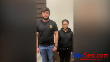 Bakıdakı marketdə məhsulları yararsız hala salan qız və oğlan saxlanıldı - VİDEO