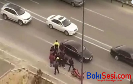 Bakıda güclü külək qəzaya səbəb oldu: Yaralanan var - VİDEO