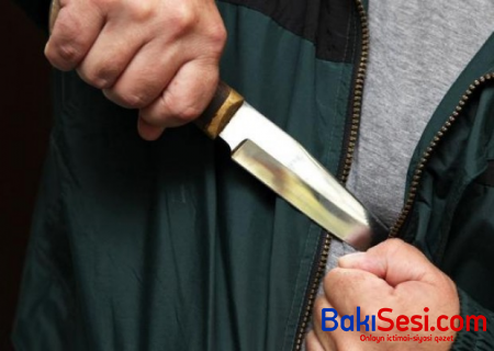 Samuxda 38 yaşlı şəxs özünə bıçaqla xəsarət yetirdi