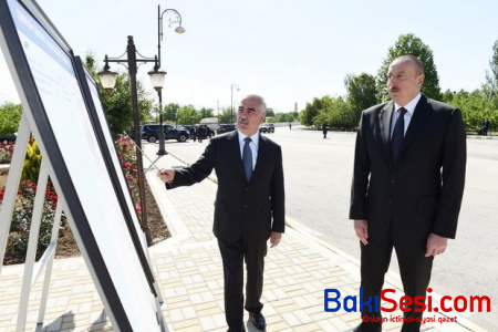 İlham Əliyev Ordubadın su təchizatı layihəsinin açılışında iştirak edib
