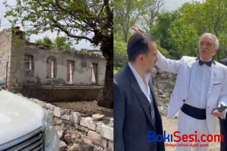 Polad Bülbüloğlu Şuşada ata evinin bərpası haqqında danışdı - VİDEO