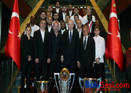 Ərdoğan “Beşiktaş”ı qəbul edib