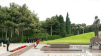 Vilayət Eyvazov və DİN rəhbərliyi Heydər Əliyevin xatirəsini yad edib