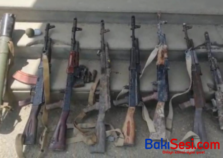 Xocavənddə ermənilərin atıb qaçdığı silahlar TAPILDI