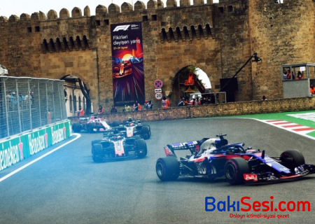 Bakıda "Formula 1" yarışı başladı