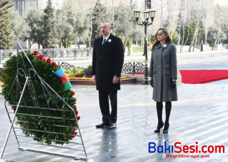 İlham Əliyev və xanımı akademikin dəfn mərasiminə əklil göndərdi
