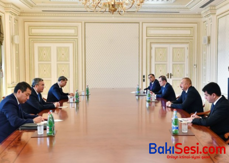 İlham Əliyev Qazaxıstanın Baş nazirinin müavinini qəbul etdi