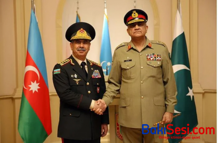 Zakir Həsənov Pakistan Quru Qoşunlarının komandanı ilə görüşüb - FOTO
