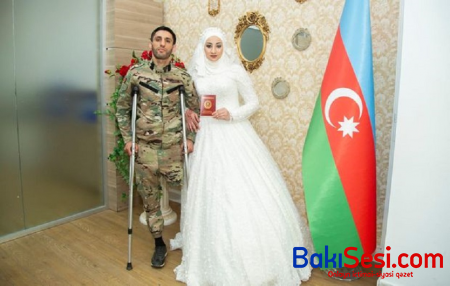 Vətən müharibəsi qazisi evləndi