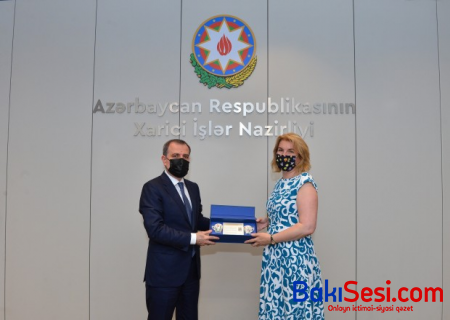Ceyhun Bayramov İvana Duarteni qəbul etdi - FOTO