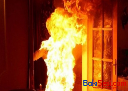 Bakıda şəhidin oğlu özünü YANDIRDI