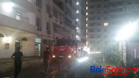 Bakıda hündürmətəbəli binada YANĞIN