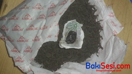 Həbsxanaya çayın içində narkotik keçirmək istəyən şəxs tutuldu