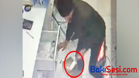 Bakıda bir il əvvəl aptekə hücum edən şəxs tutuldu - VİDEO
