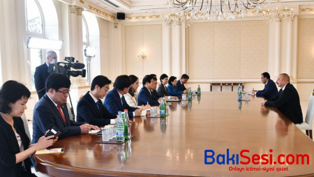 Prezident Koreya Milli Assambleyasının sədrini qəbul etdi - YENİLƏNİB