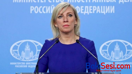 Mariya Zaxarova Ermənistana silah satışından danışdı
