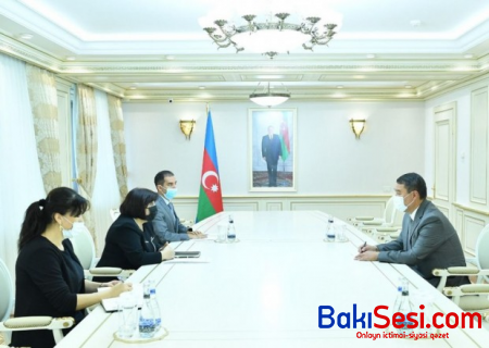 Sahibə Qafarova Serjan Abdıkarimovla görüşdü