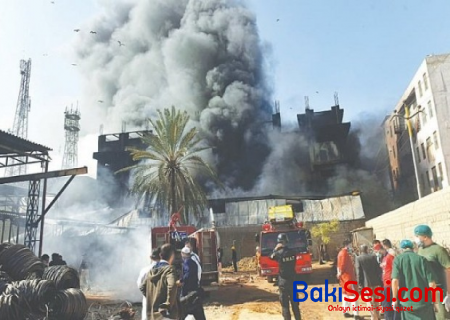 Pakistanın kimya fabrikində yanğın - 13 nəfər ÖLDÜ