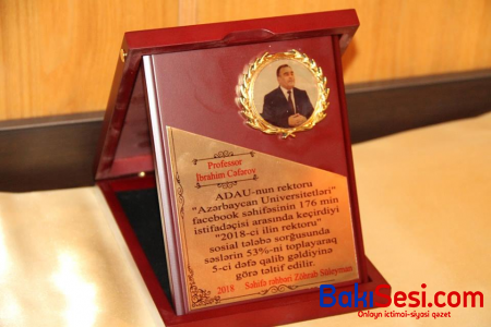 Sosial şəbəkə qəhrəmanı olan rektor
