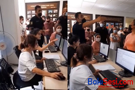 Maska taxmayan poliklinika işçisi vəzifəsindən azad olundu - YENİLƏNİB + VİDEO