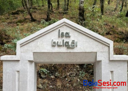 İsa Bulağı tam bərpa edilib