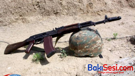 Daha bir erməni əsgəri döyüşsüz öldü