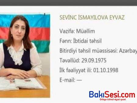 Bakıda koronavirusdan daha bir müəllim vəfat etdi