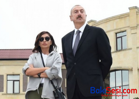 Prezident və xanımı liseyin yeni binasının açılışında
