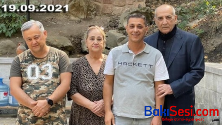 Rasim Balayev 35 il sonra ailəsi ilə İsa bulağında - FOTO
