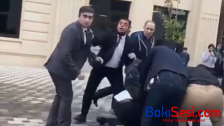 “Landau School”un həyətindəki dava ilə bağlı araşdırma başladı - VİDEO