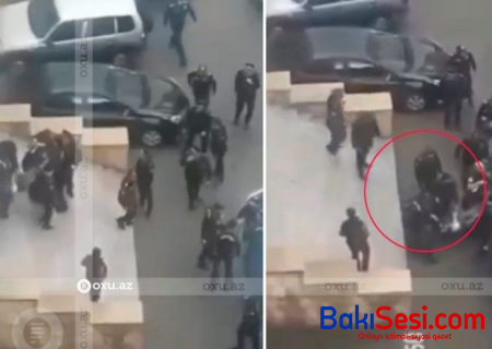 Bakıda polisin öldürdüyü qadının hadisə yerindən GÖRÜNTÜLƏRİ - VİDEO