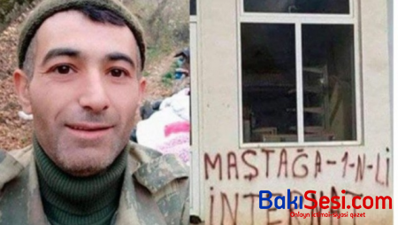 Divara "Maştağa 1 N-li internat" yazan hərbçimiz ali məktəbə qəbul oldu