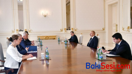 İlham Əliyev slovakiyalı naziri qəbul etdi