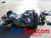 Bakıda motosiklet piyadanı vurdu - FOTO