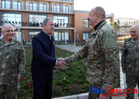 İlham Əliyev Şuşada Hulusi Akarı qəbul etdi - FOTO