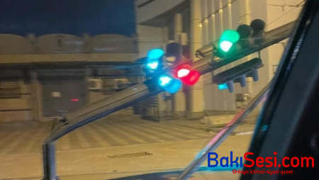 Güclü külək işıqforu yararsız hala saldı